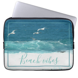 Funda Para Portátil Funda portátil Beach Vibes Ocean Waves