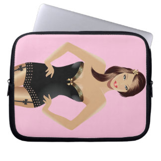 Funda Para Portátil Funda portátil Chica rosa