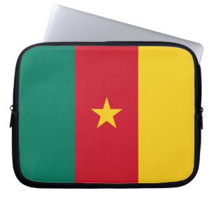 Funda Para Portátil Funda portátil con bandera de Camerún