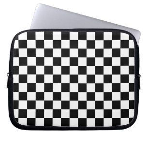 Funda Para Portátil Funda portátil con bandera de carrera de tablero d
