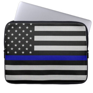 Funda Para Portátil Funda portátil con marca de la línea azul delgad