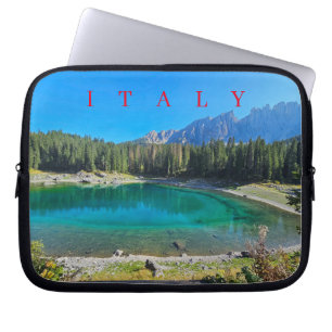 Funda Para Portátil Funda portátil con vistas al lago Dolomitas
