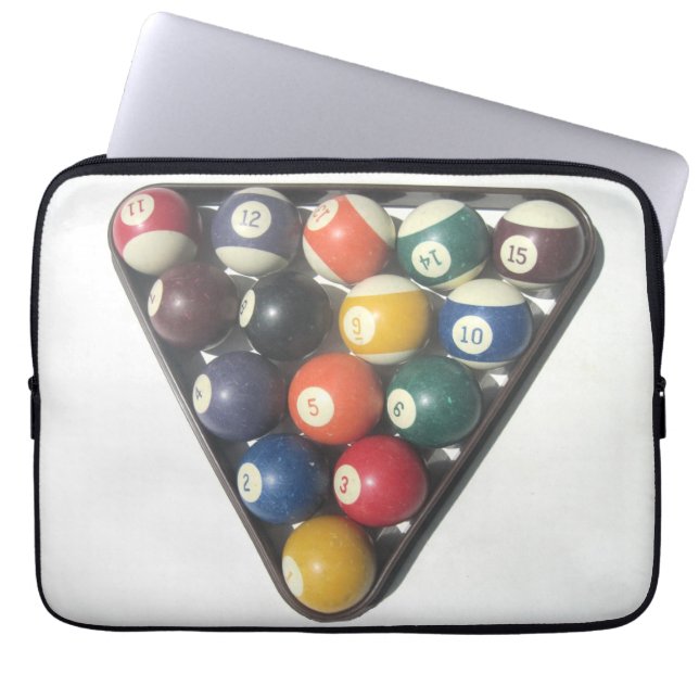 Funda Para Portátil Funda portátil de bolas de billar (Frente)