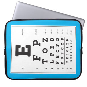 Funda Para Portátil Funda portátil de gráfico de ojos azul