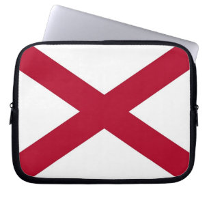 Funda Para Portátil Funda portátil de la bandera del estado de Alabama
