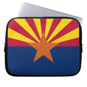 Funda Para Portátil Funda portátil de la bandera del estado de Arizona