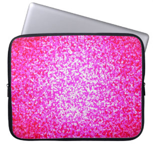 Funda Para Portátil Funda portátil purpurina rosa brillante
