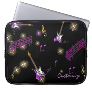 Funda Para Portátil Funda portátil Rock Star Music Background