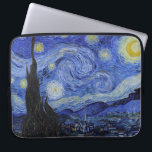 Funda Para Portátil Funda portátil Vincent Van Gogh "Starry Night" de<br><div class="desc">Una magnífica manga portátil del bonito cuadro "Noche estrellada" del célebre pintor impresionista Vincent Van Gogh. "Noche estrellada" fue pintada con aceite sobre lienzo en Saint-Rémy,  Francia en junio de 1889. ¡Hace un gran regalo!</div>