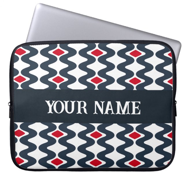 Funda Para Portátil Funda portátil Wavy Blue (Frente)