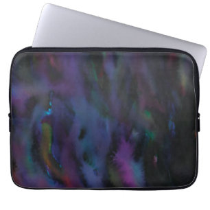 Funda Para Portátil Funky color de agua de smokey abstracto personaliz