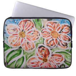Funda Para Portátil Funky Flowers Laptop Sleeve