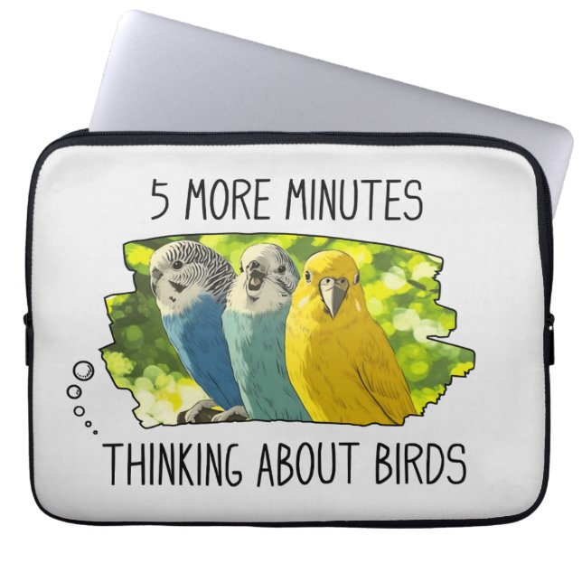 Funda Para Portátil Funny Birds Laptop Sleeve (Frente)