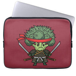 Funda Para Portátil Funny Broccoli Samurai Warrior Japanese Art Illust