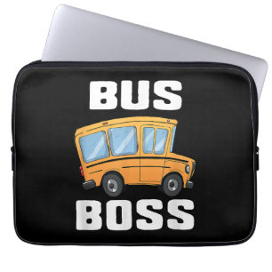 Funda Para Portátil Funny Bus Boss School Bus Driver
