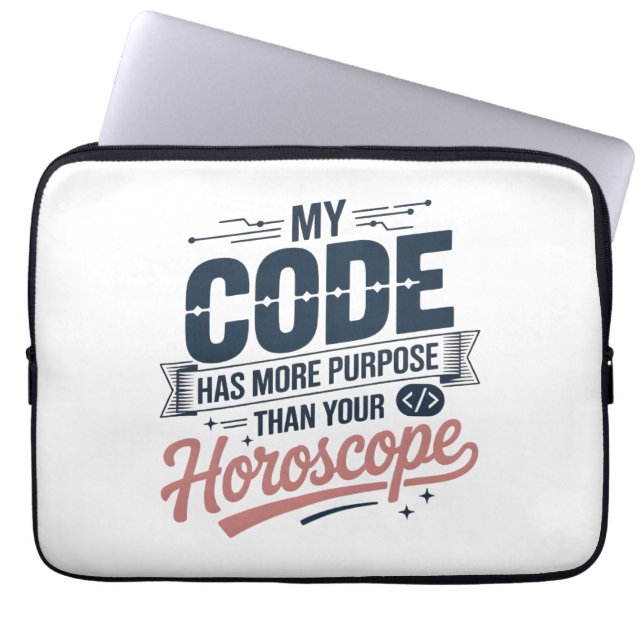 Funda Para Portátil Funny Coding Quote AI Programmer Design (Frente)