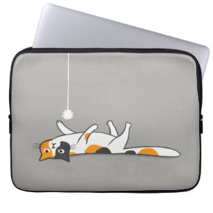 Funda Para Portátil Funny Cute Calico Cat   Mascota Kitty Lover