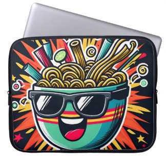 Funda Para Portátil Funny Cute Noodle Cartoon Ramen Bowl