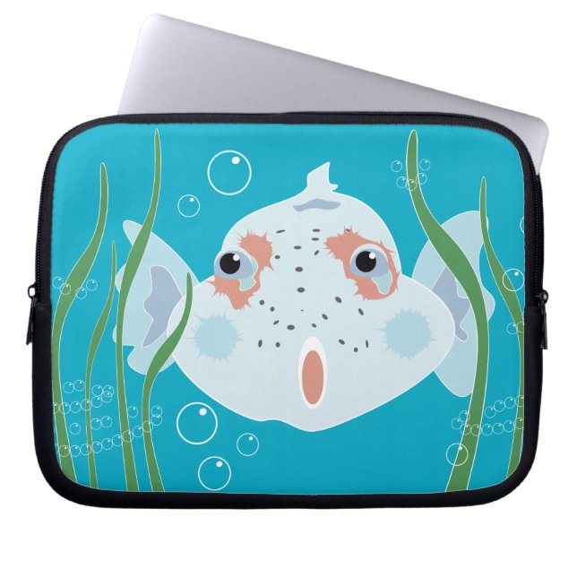 Funda Para Portátil Funny Fish Electronics Sleeve (Frente)
