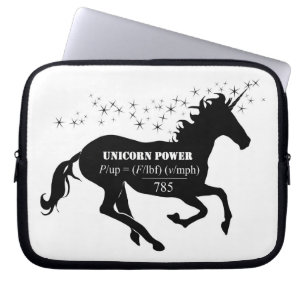 Funda Para Portátil Funny fórmula de matemáticas falsas de Unicorn