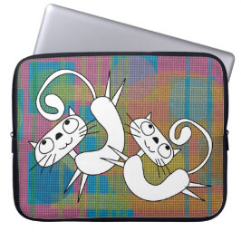 Funda Para Portátil Funny Funny Cat Dance Laptop Sleeve de 15 pulgadas