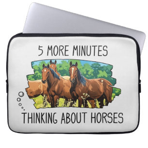 Funda Para Portátil Funny Horses Laptop Sleeve
