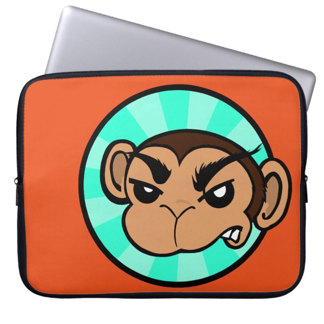 FUNDA PARA PORTÁTIL FUNNY MONKEY LAPTOP SLEEVE (Frente)