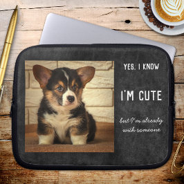 Funda Para Portátil Funny Personalizado Photo Dog Boyfriend Laptop Sle