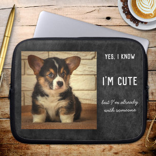 Funda Para Portátil Funny Personalizado Photo Dog Boyfriend Laptop Sle