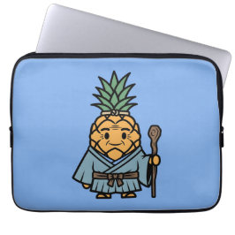 Funda Para Portátil Funny Pineapple Sensei Master Samurai Illustration