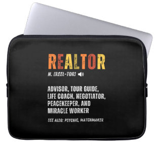 Funda Para Portátil Funny Real Estate Broker Realtor