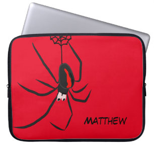 Funda Para Portátil Funny Red Back Spider Nombre