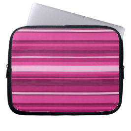 Funda Para Portátil Fuschia stripes