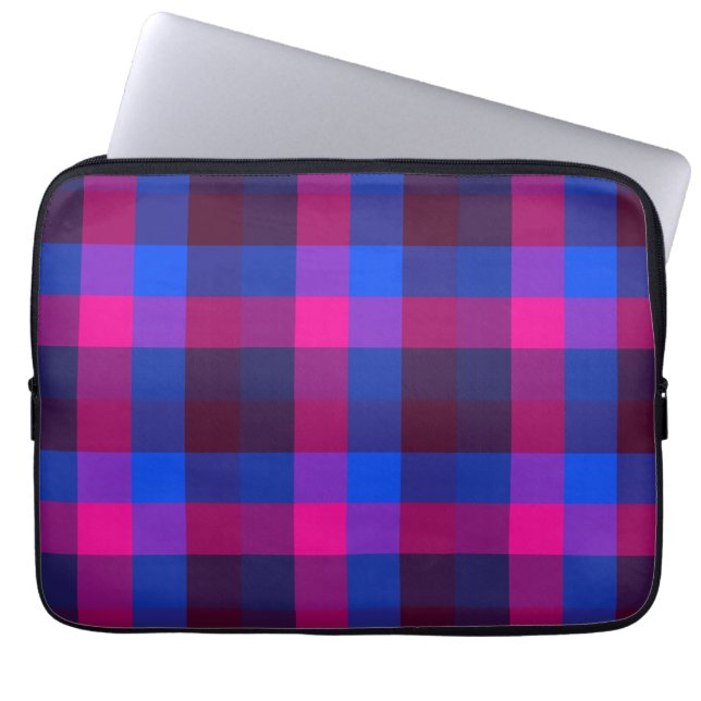 Funda Para Portátil Fusión de mosaico de neón (Frente)