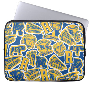 Funda Para Portátil Fútbol en Riverdale y patrón de alegría