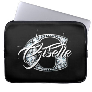 Funda Para Portátil G Faux Diamond Laptop Sleeve