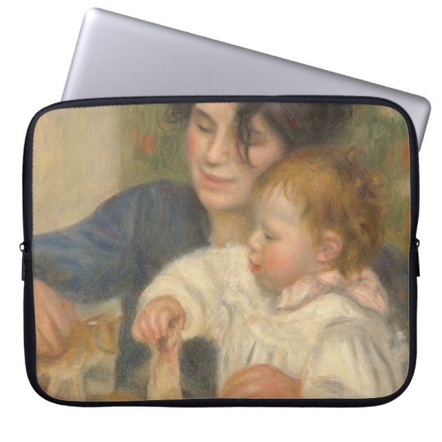 Funda Para Portátil Gabrielle y Jean (por Pierre-Auguste Renoir) (Frente)