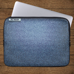 Funda Para Portátil Gafas de jeans azules falsos modernos para amantes