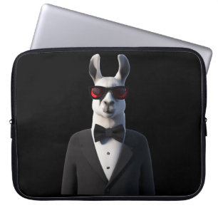 Funda Para Portátil Gafas de sol de Llama Tux