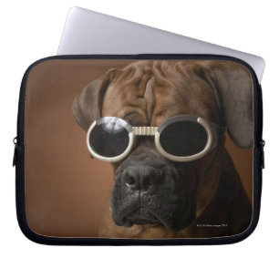 Funda Para Portátil Gafas de sol que llevan del perro