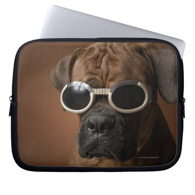 Funda Para Portátil Gafas de sol que llevan del perro (Frente)