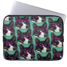 Gafas divertidas Tuxedo Cat Epic Pattern Art