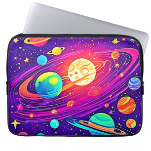 Funda Para Portátil Galaxia arco iris: Diversión Personalizado