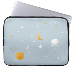 Funda Para Portátil Galaxia Cute   Patrón estético