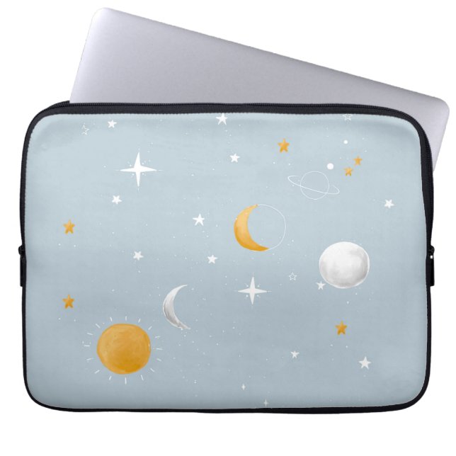 Funda Para Portátil Galaxia Cute | Patrón estético (Frente)