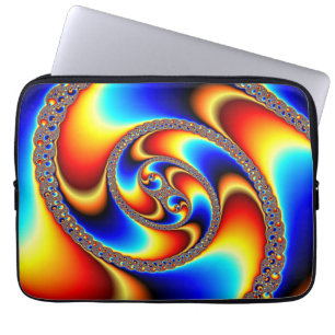 Funda Para Portátil Galaxia espiral - Arte fractal