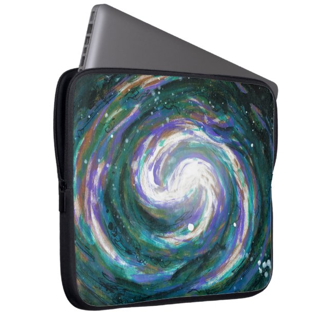 Funda Para Portátil Galaxia espiral en el espacio (Anverso derecho)