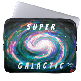 Funda Para Portátil Galaxia espiral en el espacio Super Galáctico