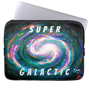 Funda Para Portátil Galaxia espiral en el espacio Super Galáctico
