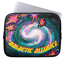 Funda Para Portátil Galaxia espiral en la Alianza Galáctica Espacial